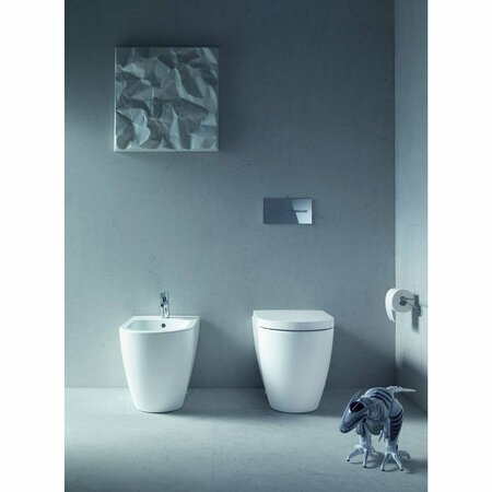 Duravit Toilet Fs, 23 5/8", Me By Starck Washdown, 4.5 l gpf, Floor Stand Mount, White Alphin 2169090092